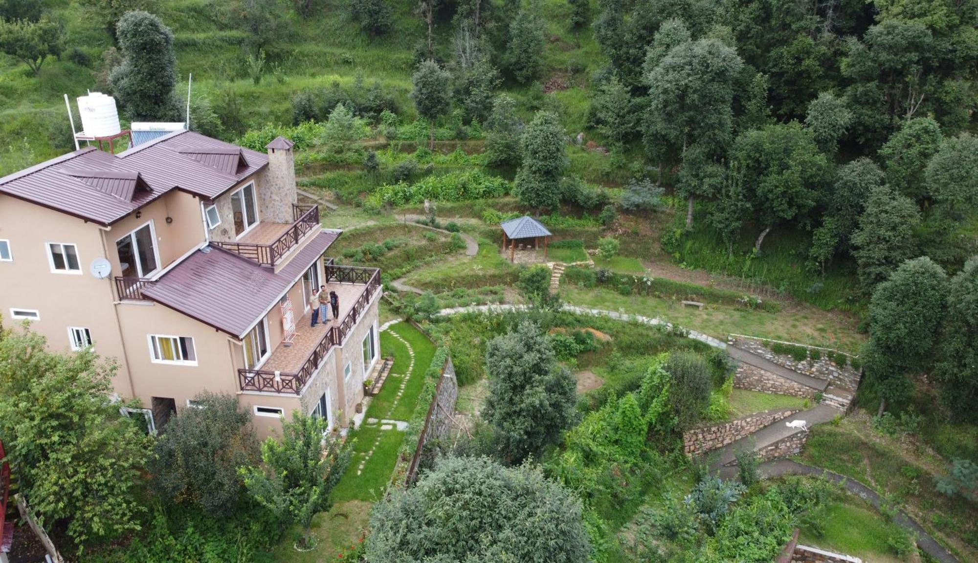 Francolin Lodge-Farmstay @ Darima Mukteshwar Bagian luar foto